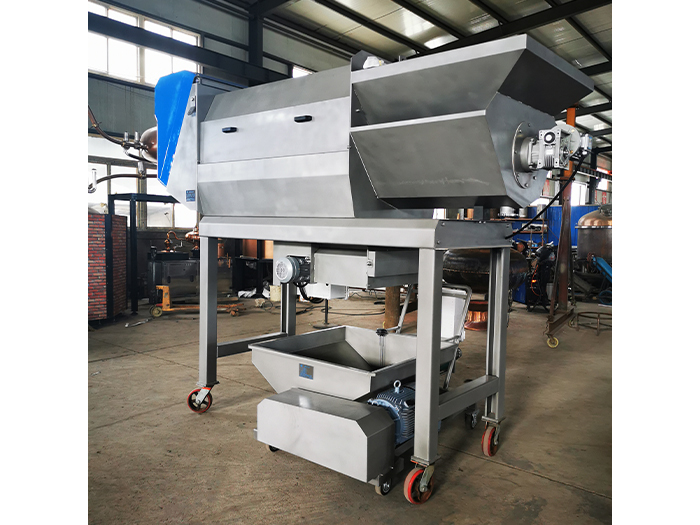 50噸除梗破碎機(jī)+螺桿泵