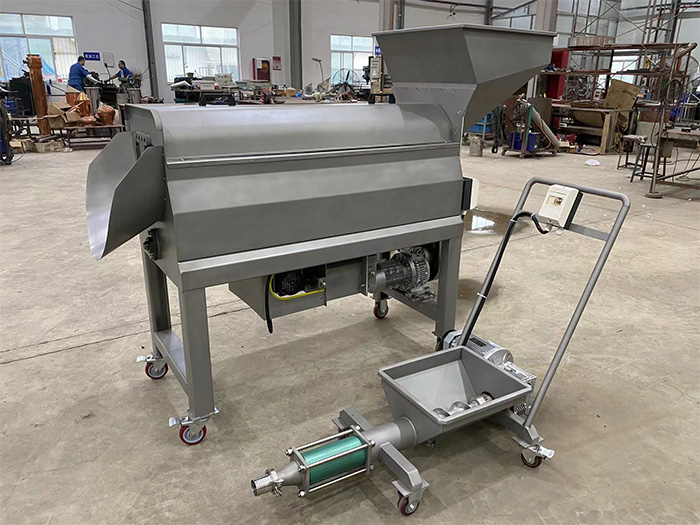 0.5-1噸除梗破碎機(jī)+螺桿泵